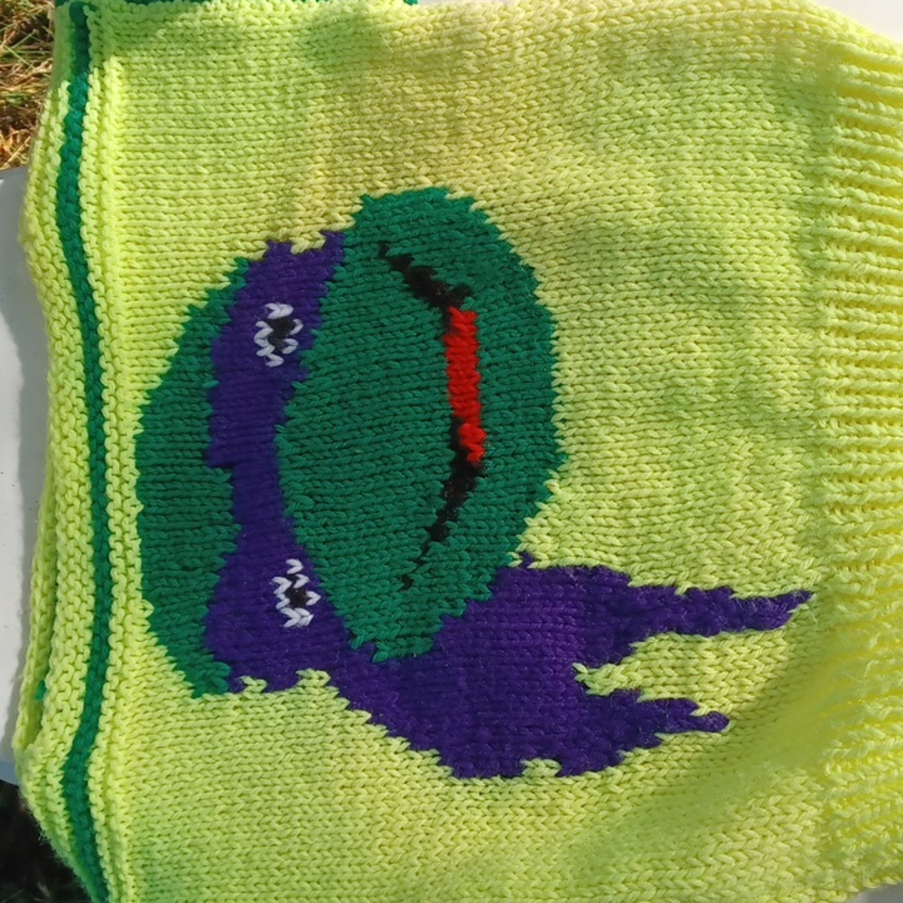 Totally Unique Vintage TMNT Handknit